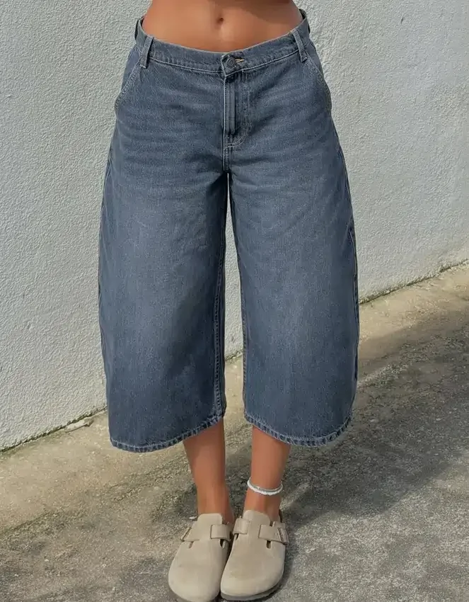 Slouchy Denim Bermuda Jorts Slouchy Denim Bermuda Jorts
