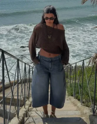 Rustic Openwork Sweater