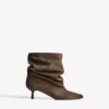 Slouchy Kitten-Heel Ankle Boot – Boots and Ankle Boots