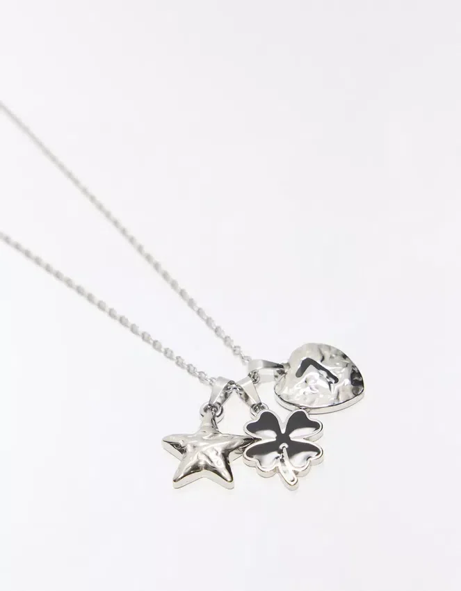 Steel Pendant Necklace – Accessories Steel Pendant Necklace – Accessories
