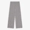 Straight-Leg Striped Print Trousers – Pants Straight-Leg Striped Print Trousers – Pants