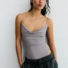 Strappy Draped Bodysuit