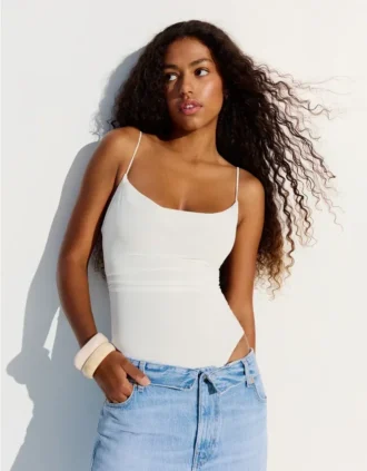 Strappy Draped Bodysuit