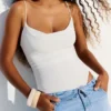 Strappy Draped Bodysuit