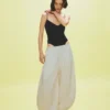 Strappy Draped Bodysuit