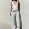 Strappy Shirred Bodysuit Strappy Shirred Bodysuit