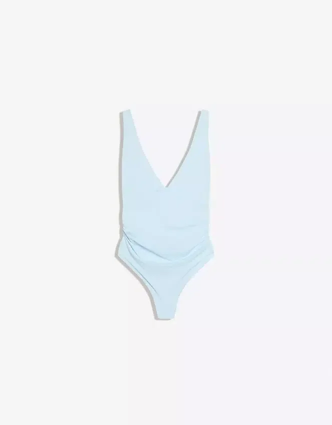 Strappy Shirred Bodysuit Strappy Shirred Bodysuit