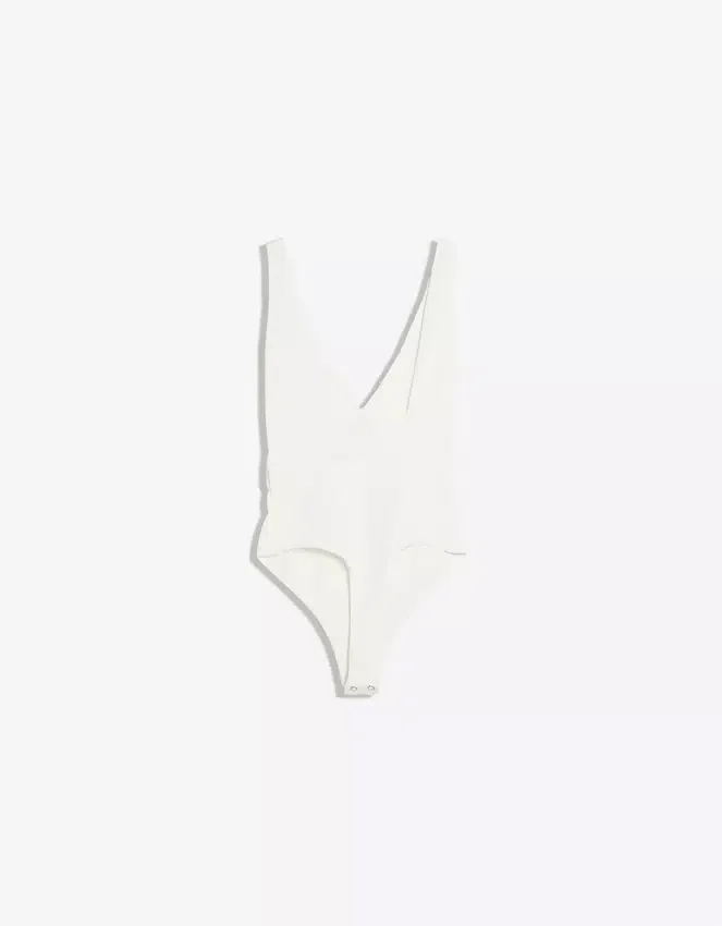 Strappy Shirred Bodysuit Strappy Shirred Bodysuit