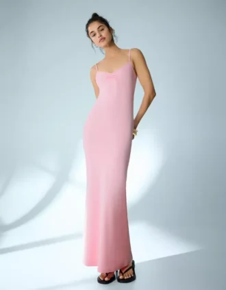 Strappy Shirred Midi Dress – Dresses and Jumpsuits