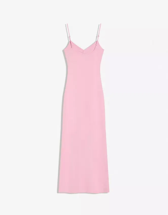 Strappy Shirred Midi Dress – Dresses and Jumpsuits Strappy Shirred Midi Dress – Dresses and Jumpsuits
