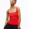 Strappy Square-Neck Bodysuit