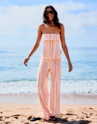 Striped Bandeau Top Striped Bandeau Top