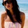 Striped Bandeau Top