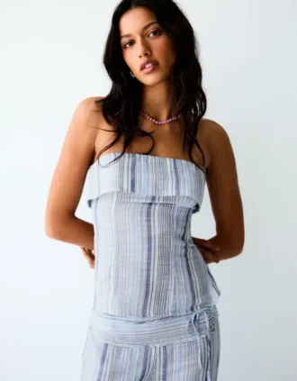 Striped Bandeau Top – Women Striped Bandeau Top – Women