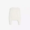 Striped Crew Neck Button-Up Jacket – Sweaters and Cardigans Striped Crew Neck Button-Up Jacket – Sweaters and Cardigans