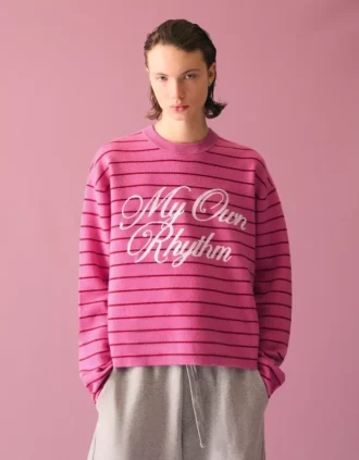 Striped Crew Neck Sweater – Sweaters and Cardigans – Men