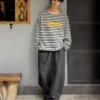 Striped Crew Neck Sweatshirt – Sweatshirts & Hoodies Striped Crew Neck Sweatshirt – Sweatshirts & Hoodies
