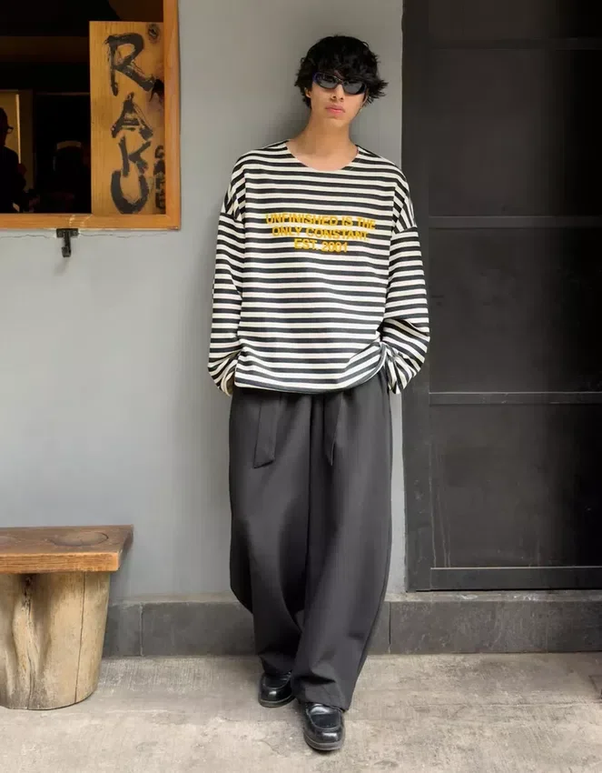 Striped Crew Neck Sweatshirt – Sweatshirts & Hoodies Striped Crew Neck Sweatshirt – Sweatshirts & Hoodies