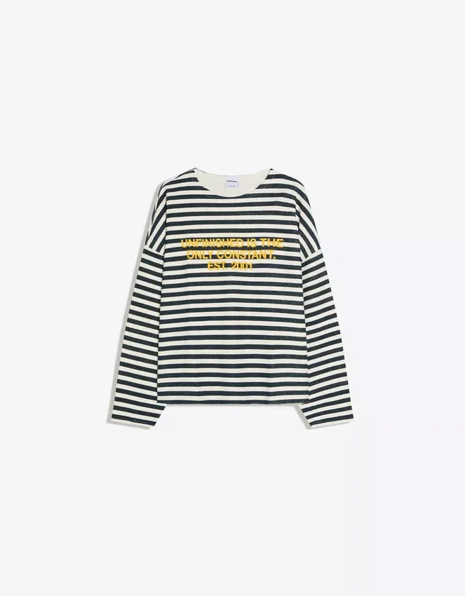 Striped Crew Neck Sweatshirt – Sweatshirts & Hoodies Striped Crew Neck Sweatshirt – Sweatshirts & Hoodies