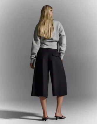 Striped Culottes Bermuda Shorts Striped Culottes Bermuda Shorts