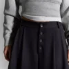 Striped Culottes Bermuda Shorts Striped Culottes Bermuda Shorts