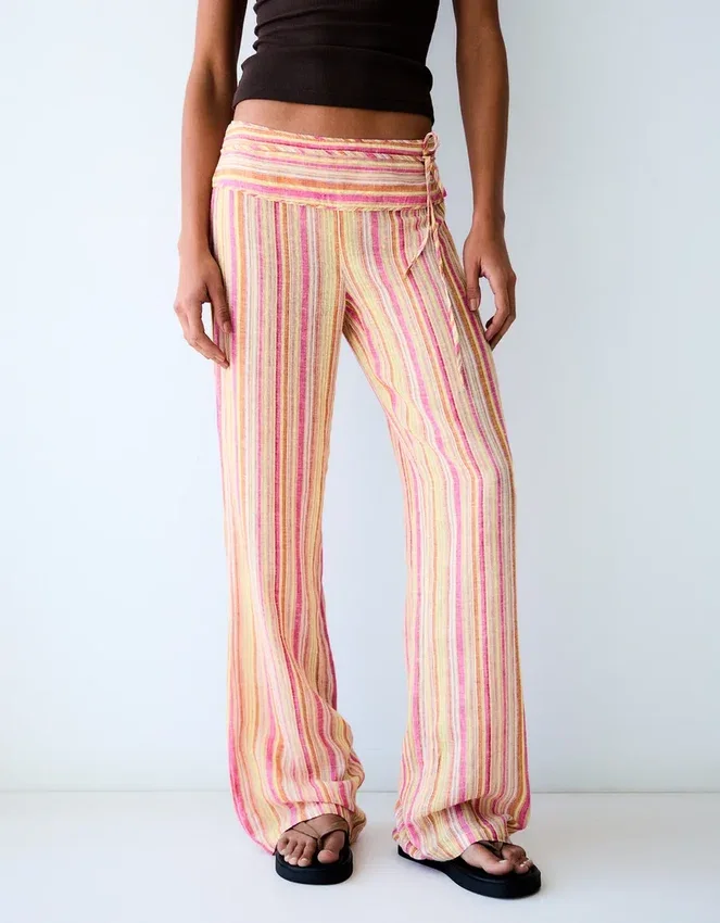 Striped Linen Trousers Striped Linen Trousers
