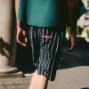 Striped Towel-Effect Bermuda Shorts – Bershka Lovers