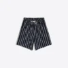 Striped Towel-Effect Bermuda Shorts – Bershka Lovers