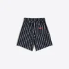 Striped Towel-Effect Bermuda Shorts – Bershka Lovers