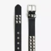Studded Faux Leather Belt – Accessories