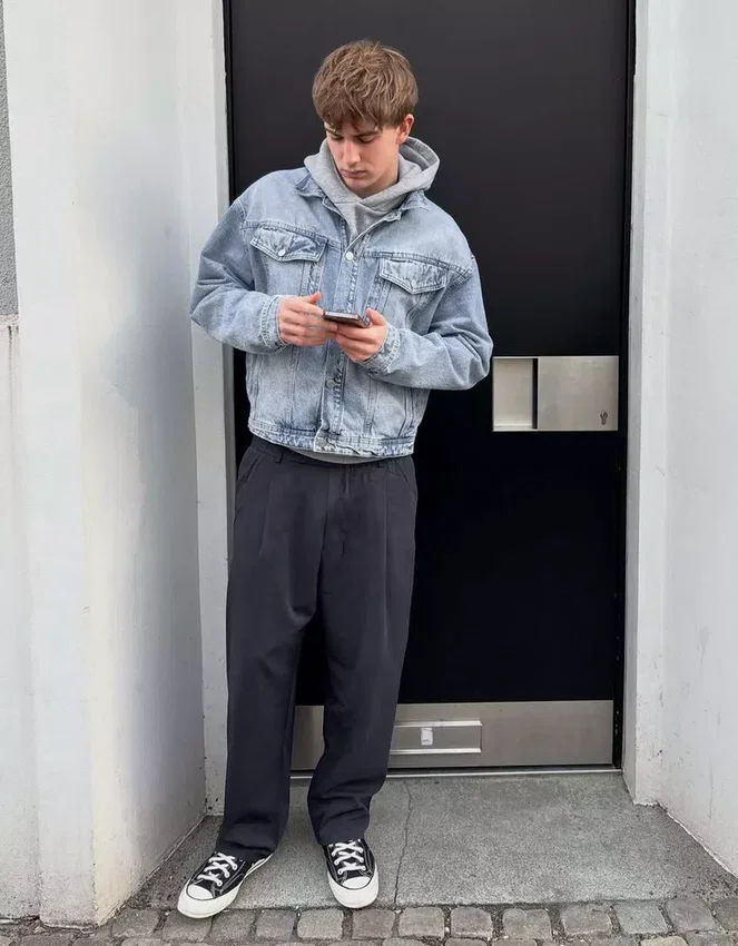 Super Baggy Flowing Trousers with Darts Super Baggy Flowing Trousers with Darts