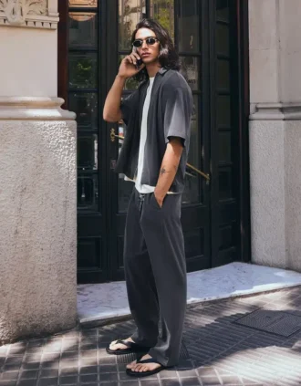Super Baggy Flowing Trousers with Darts – Pants