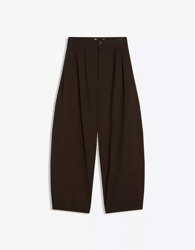 Super Baggy Pleated Semi-Jogger Trousers – Pants Super Baggy Pleated Semi-Jogger Trousers – Pants
