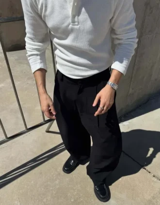 Super Baggy Tailored Fit Trousers
