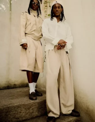 Super Baggy Trousers with Darts – Pants – Men