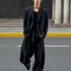 Tailored Barrel Trousers with Belt – Pants