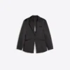 Tailored Sateen Blazer – Jackets and Trench