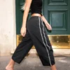 Technical Capris with Stoppers – Pants Technical Capris with Stoppers – Pants