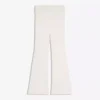 Technical Flared Trousers with Turn-Up Waist Technical Flared Trousers with Turn-Up Waist