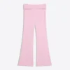 Technical Flared Trousers with Turn-Up Waist Technical Flared Trousers with Turn-Up Waist