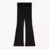 Technical Flared Trousers with Turn-Up Waist – Pants – Women Technical Flared Trousers with Turn-Up Waist – Pants – Women
