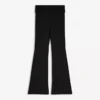 Technical Flared Trousers with Turn-Up Waist – Pants – Women Technical Flared Trousers with Turn-Up Waist – Pants – Women