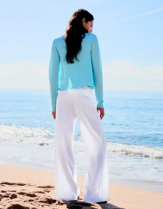Trousers with Fold-Over Waist – Pants Trousers with Fold-Over Waist – Pants