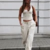 Voluminous Double Fabric Trousers – #Bershkastyle – Women Voluminous Double Fabric Trousers – #Bershkastyle – Women
