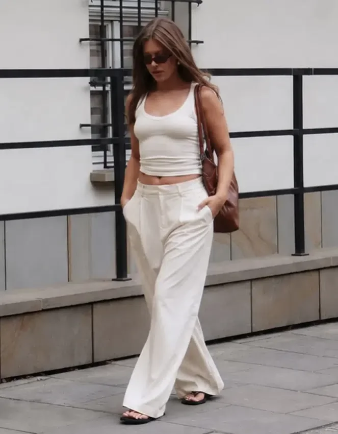 Voluminous Double Fabric Trousers – #Bershkastyle – Women Voluminous Double Fabric Trousers – #Bershkastyle – Women