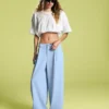 Voluminous Double Fabric Trousers Voluminous Double Fabric Trousers