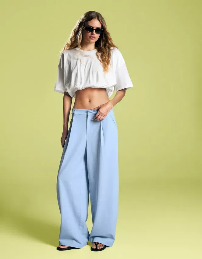 Voluminous Double Fabric Trousers Voluminous Double Fabric Trousers