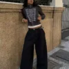 Voluminous Double Fabric Trousers Voluminous Double Fabric Trousers