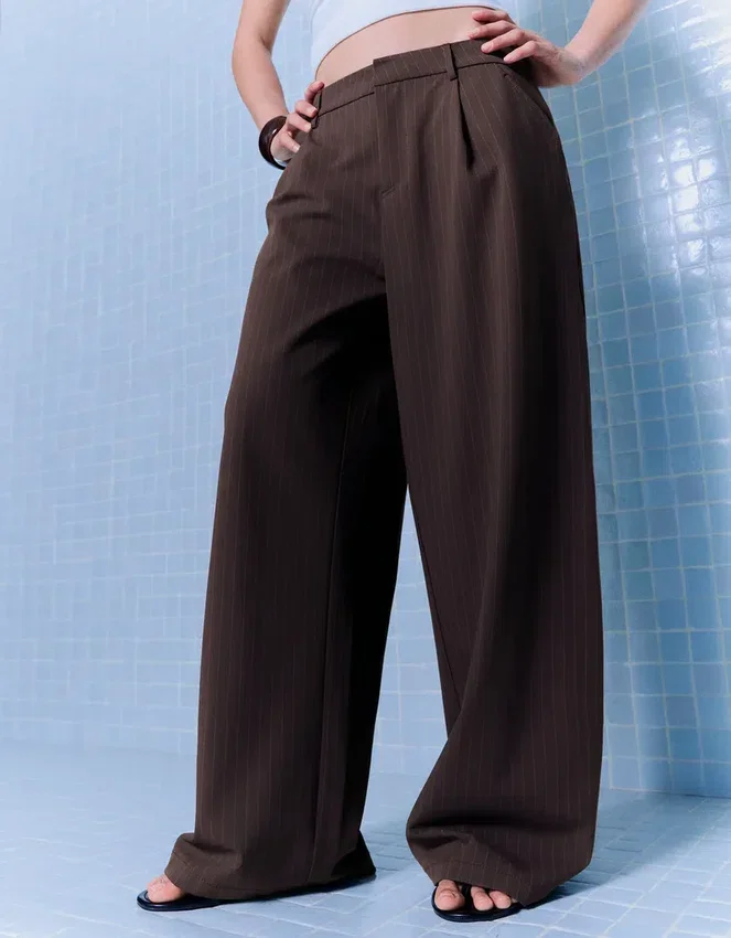 Voluminous Double Fabric Trousers – Pants Voluminous Double Fabric Trousers – Pants