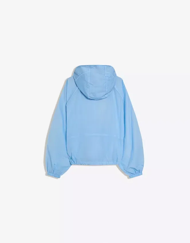 Water Repellent Nylon Hooded Jacket Water Repellent Nylon Hooded Jacket